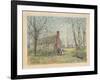 David Burns's Cottage and the Washington Monument, Washington D.C., 1892-Walter Paris-Framed Giclee Print