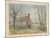 David Burns's Cottage and the Washington Monument, Washington D.C., 1892-Walter Paris-Mounted Giclee Print