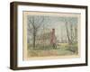 David Burns's Cottage and the Washington Monument, Washington D.C., 1892-Walter Paris-Framed Giclee Print