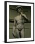 David by Michelangelo Buonarroti, 1501-04-null-Framed Giclee Print