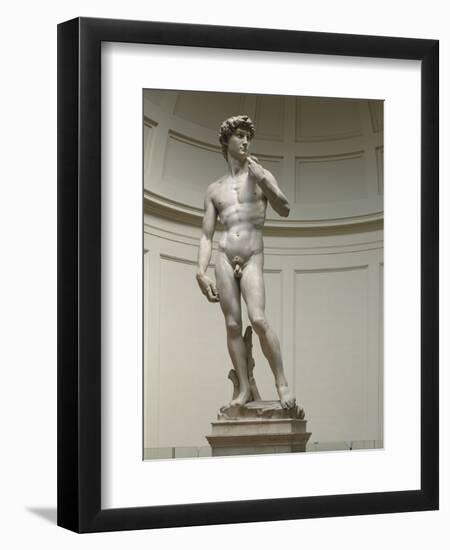 David by Michelangelo-null-Framed Premium Photographic Print