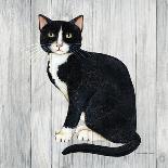 Country Kitty III on Wood-David Cater Brown-Mounted Art Print