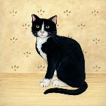 Country Kitty III on Wood-David Cater Brown-Art Print