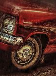 Vintage Retro American Car-David Challinor-Stretched Canvas