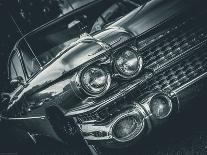 Vintage Retro American Car-David Challinor-Stretched Canvas