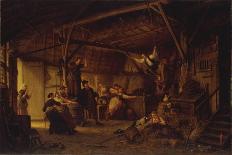 The Party in the Barn, 1870-David Col-Laminated Giclee Print