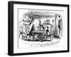 David Copperfield and Uriah Heep, 1912-Hablot Knight Browne-Framed Giclee Print