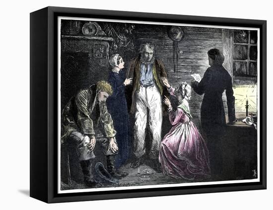 David Copperfield by Charles Dickens-Frederick Barnard-Framed Stretched Canvas
