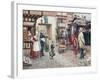 David Copperfield Goes to School-Fortunino Matania-Framed Giclee Print