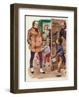 David Copperfield Meets Mr Micawber-Peter Jackson-Framed Giclee Print