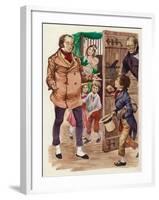 David Copperfield Meets Mr Micawber-Peter Jackson-Framed Giclee Print