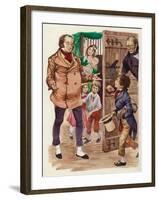 David Copperfield Meets Mr Micawber-Peter Jackson-Framed Giclee Print