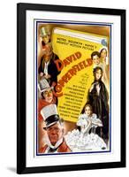 David Copperfield, W.C. Fields, Freddie Bartholomew, 1935-null-Framed Art Print