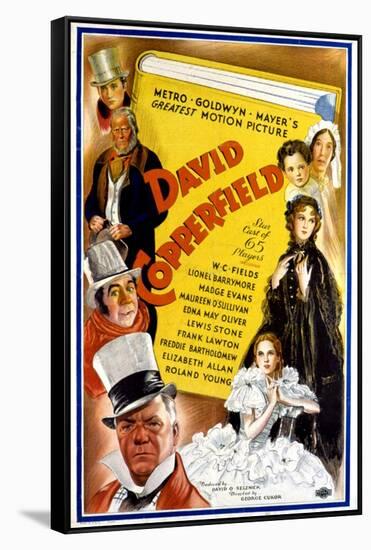 David Copperfield, W.C. Fields, Freddie Bartholomew, 1935-null-Framed Stretched Canvas