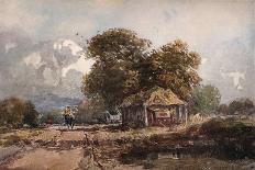 The Water Wheel, c1839-David Cox the elder-Stretched Canvas