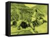 David cuts off head of Goliath by J James Tissot - Bible-James Jacques Joseph Tissot-Framed Stretched Canvas