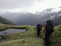 Mountaineering on Mt. Aspiring, New Zealand-David D'angelo-Photographic Print