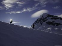 Climbers Hiking Through Small Mountain Village, Nepal-David D'angelo-Photographic Print