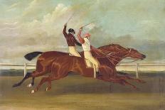 Actaeon Beating Memnon in the Great Subscription Purse at York August 1826, c.1831-David Dalby of York-Giclee Print