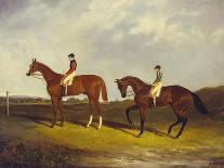 Elis' with J. Day Up: Winner of the St. Ledger, 1836 and 'Bay Middleton' with J. Robinson Up: the…-David Dalby of York-Giclee Print