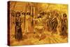 David dancing before the ark by Tissot - Bible-James Jacques Joseph Tissot-Stretched Canvas