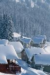 Snow Covered House, Elevated View-David De Lossy-Photographic Print