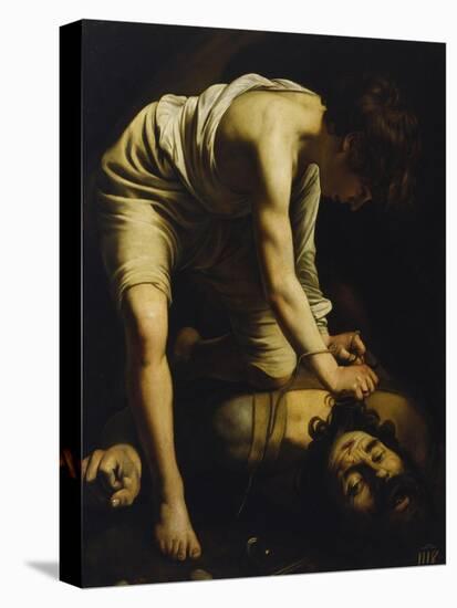 David Defeats Goliath-Caravaggio-Stretched Canvas