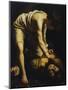 David Defeats Goliath-Caravaggio-Mounted Giclee Print