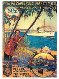 Calendrier Marseillais Travel Poster-David Dellepiane-Giclee Print