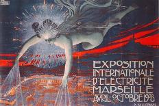 Exposition Internationale d'Electricite, Marseille-David Dellepiane-Art Print