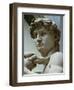 David, Detail of the Head, 1504-Michelangelo Buonarroti-Framed Giclee Print