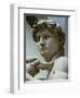 David, Detail of the Head, 1504-Michelangelo Buonarroti-Framed Giclee Print