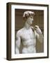 David, Detail-Michelangelo Buonarroti-Framed Giclee Print