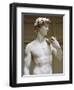 David, Detail-Michelangelo Buonarroti-Framed Giclee Print