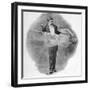 David Devant (Born 1867) in the Process of Making a Young Lady Disappear-null-Framed Photographic Print