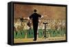 David Devant: Poster c1910-John Hassall-Framed Stretched Canvas