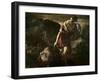 David Dragging Goliath's Head-Giovanni Lanfranco-Framed Giclee Print