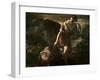 David Dragging Goliath's Head-Giovanni Lanfranco-Framed Giclee Print