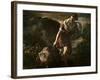 David Dragging Goliath's Head-Giovanni Lanfranco-Framed Giclee Print