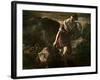 David Dragging Goliath's Head-Giovanni Lanfranco-Framed Giclee Print