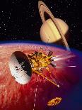Artwork of the Telecom 1A Communications Satellite-David Ducros-Photographic Print