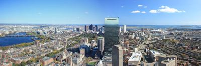 Boston Skyline and Park-David Eby-Photographic Print