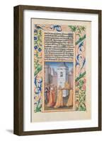 David Escorting the Ark of the Covenant to Jerusalem, 1469-Jean Colombe-Framed Giclee Print