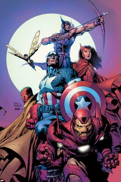 Avengers No80 Cover Iron Man Captain America Vision Scarlet Witch Hawkeye Wasp And AvengersDavid Finch Avengers No80 Cover Iron Man Captain America Vision Scarlet Witch Hawkeye Wasp And AvengersDavid Finch