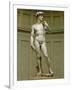 David: Frontal View-Michelangelo Buonarroti-Framed Giclee Print