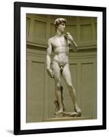 David: Frontal View-Michelangelo Buonarroti-Framed Giclee Print