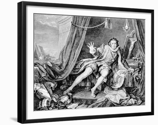 David Garrick as Richard Iii, 1746-William Hogarth-Framed Giclee Print