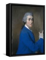 David Garrick, in High Overcoat-Jean-Etienne Liotard-Framed Stretched Canvas