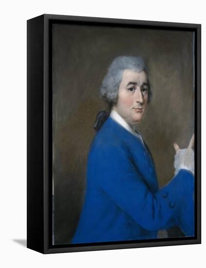 David Garrick, in High Overcoat-Jean-Etienne Liotard-Framed Stretched Canvas