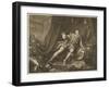 David Garrick in the Character of Richard III-William Hogarth-Framed Art Print